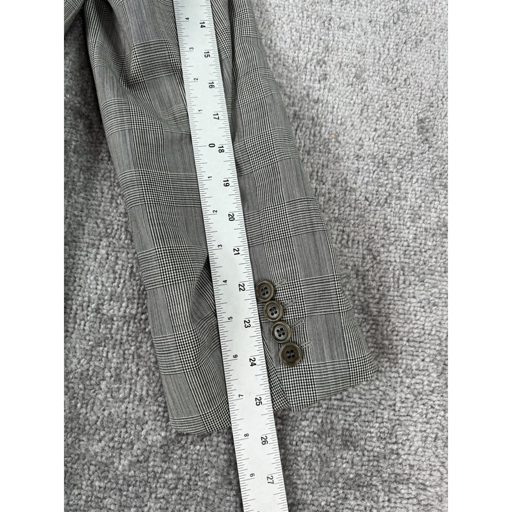 Hugo Boss Suit Jacket 42 R Navy Wool Prince of Whales Galilei Sigma Luxury Coat - Picture 11 of 16